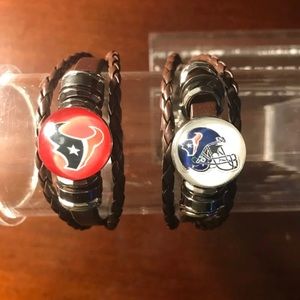 NFL Brown Rope Houston Texans Bracelet